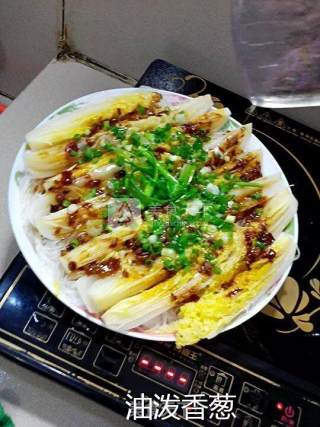 粉丝蒸娃娃菜的做法步骤：16