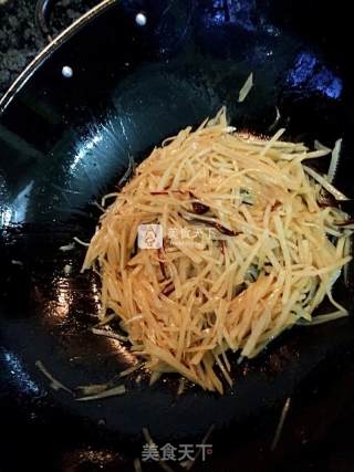 酸辣孜然土豆丝的做法步骤：9
