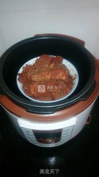 腐乳味粉蒸排骨的做法步骤：6