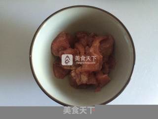 肉炒白菜滑子蘑的做法步骤：6