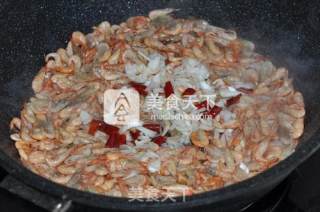 韭菜炒河虾的做法步骤：6