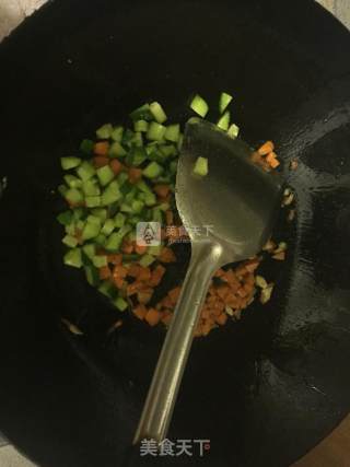 多彩蛋炒饭的做法步骤：7