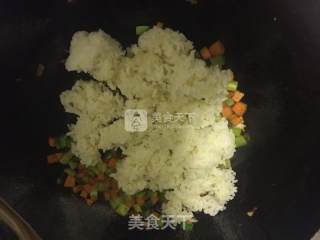多彩蛋炒饭的做法步骤：8