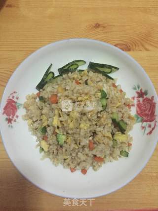 多彩蛋炒饭的做法步骤：10