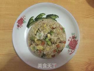 多彩蛋炒饭的做法步骤：11