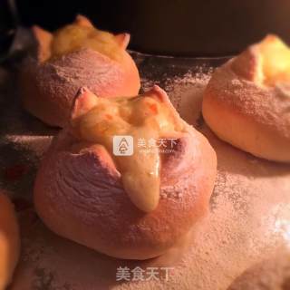 芝士熔岩面包的做法步骤：21