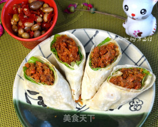 酥炸小河虾卷饼的做法步骤：17