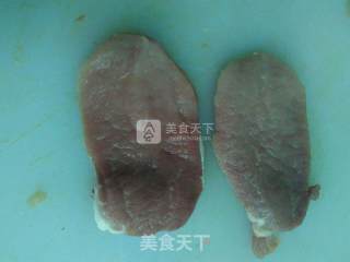 炸猪排的做法步骤：2