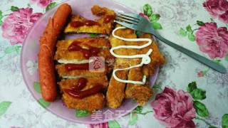 美味炸鸡排的做法步骤：8
