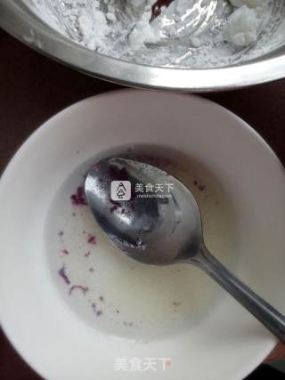 紫薯红豆圆的做法步骤：4
