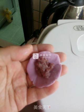 紫薯红豆圆的做法步骤：11