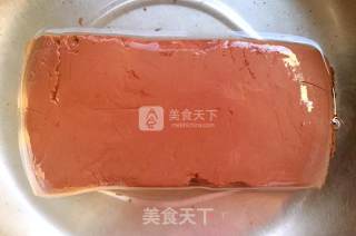 五彩羊血豆腐的做法步骤：1