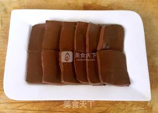 五彩羊血豆腐的做法步骤：5