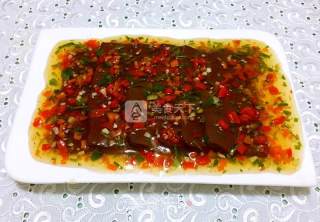 五彩羊血豆腐的做法步骤：9