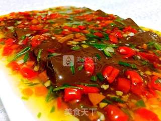 五彩羊血豆腐的做法步骤：10