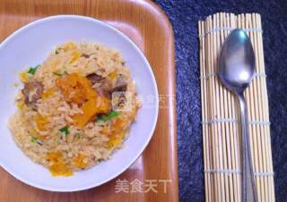 南瓜排骨焖饭的做法步骤：9