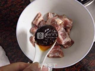 沙茶豉香蒸排骨的做法步骤：4