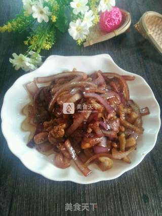 洋葱炒肉的做法步骤：7