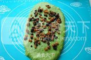 抹茶蜜豆吐司的做法步骤：7