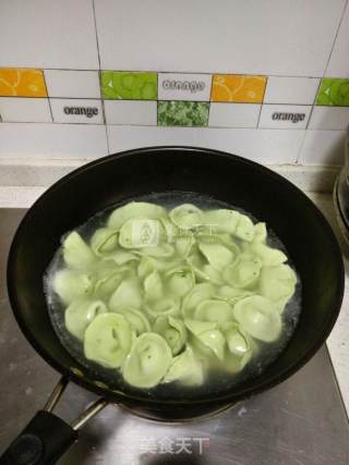 鲜肉芹菜汤饺的做法步骤：12
