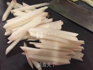 萝卜丸子汤的做法步骤：1