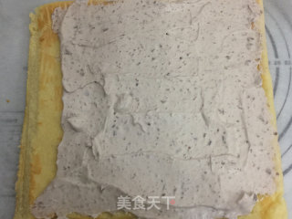 栗蓉奶油蛋糕卷的做法步骤：18
