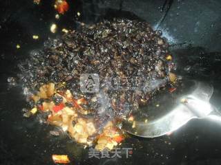 豆豉猪肉皮的做法步骤：7