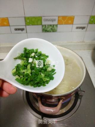 肉丸包菜汤年糕的做法步骤：6