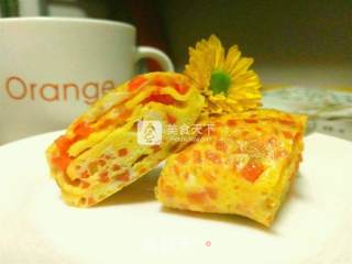 胡萝卜厚蛋烧的做法步骤：14