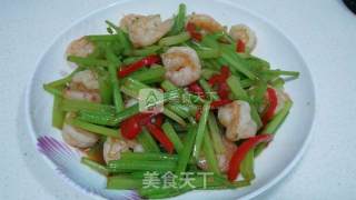 芹菜虾仁的做法步骤：6