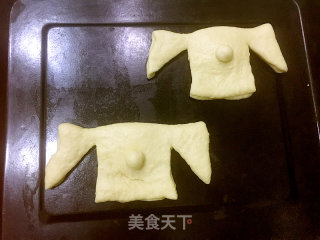 万圣节小动物面包(卡士达酱馅)的做法步骤：13