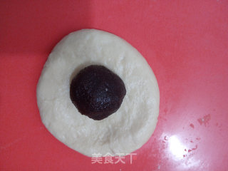 豆沙菊花面包的做法步骤：10