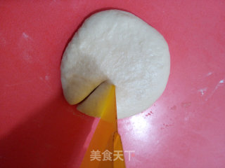 豆沙菊花面包的做法步骤：11