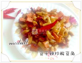 豆干辣炒酸豆角的做法步骤：7