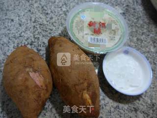 酒酿番薯的做法步骤：1