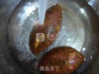 酒酿番薯的做法步骤：3