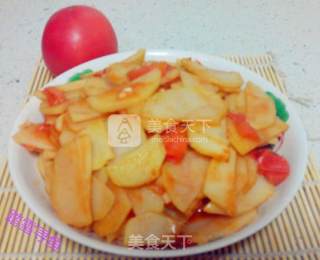 西红柿炒土豆片的做法步骤：7