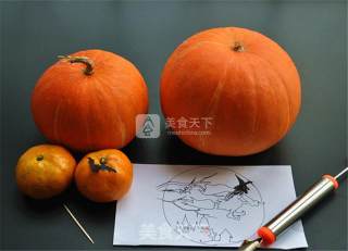 万圣节南瓜灯雕刻的做法步骤：1