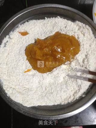 南瓜荷叶夹（肉末杂蔬南瓜夹）的做法步骤：7