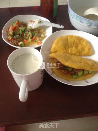 南瓜荷叶夹（肉末杂蔬南瓜夹）的做法步骤：29