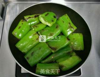 虎皮尖椒拌面的做法步骤：7