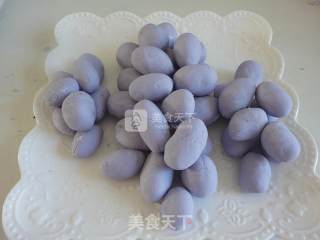 紫甘蓝汁豆沙葡萄的做法步骤：8