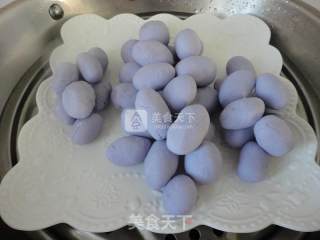 紫甘蓝汁豆沙葡萄的做法步骤：9