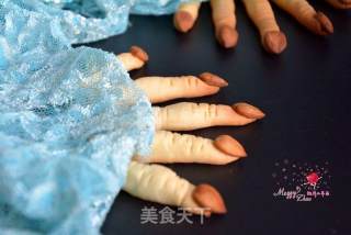 万圣节女巫的手指的做法步骤：14
