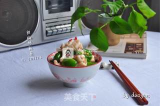 甜椒炒鱿鱼的做法步骤：12