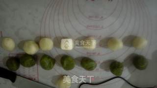 板栗抹茶酥的做法步骤：2