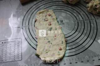 汤种香葱火腿面包的做法步骤：20