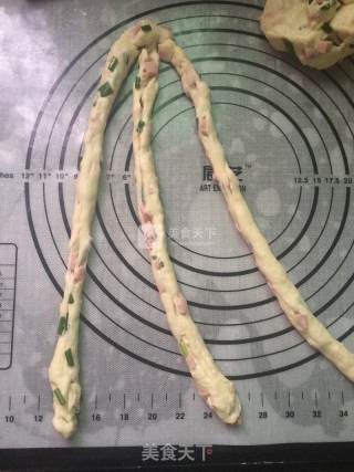 汤种香葱火腿面包的做法步骤：21