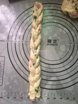汤种香葱火腿面包的做法步骤：22