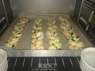 汤种香葱火腿面包的做法步骤：24
